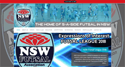 Desktop Screenshot of futsalnsw.com.au